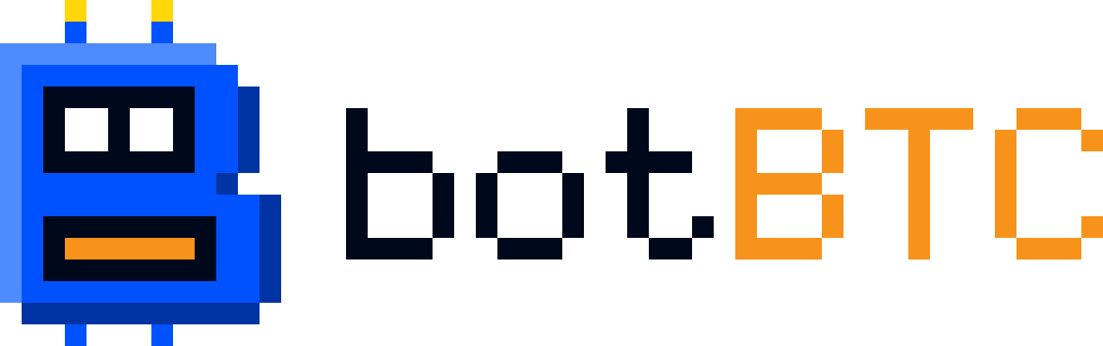 botBTC logo · light